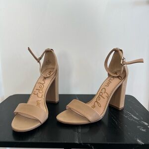 Sam Edelman Classic Nude Leather Yaro Sandal, size 8M